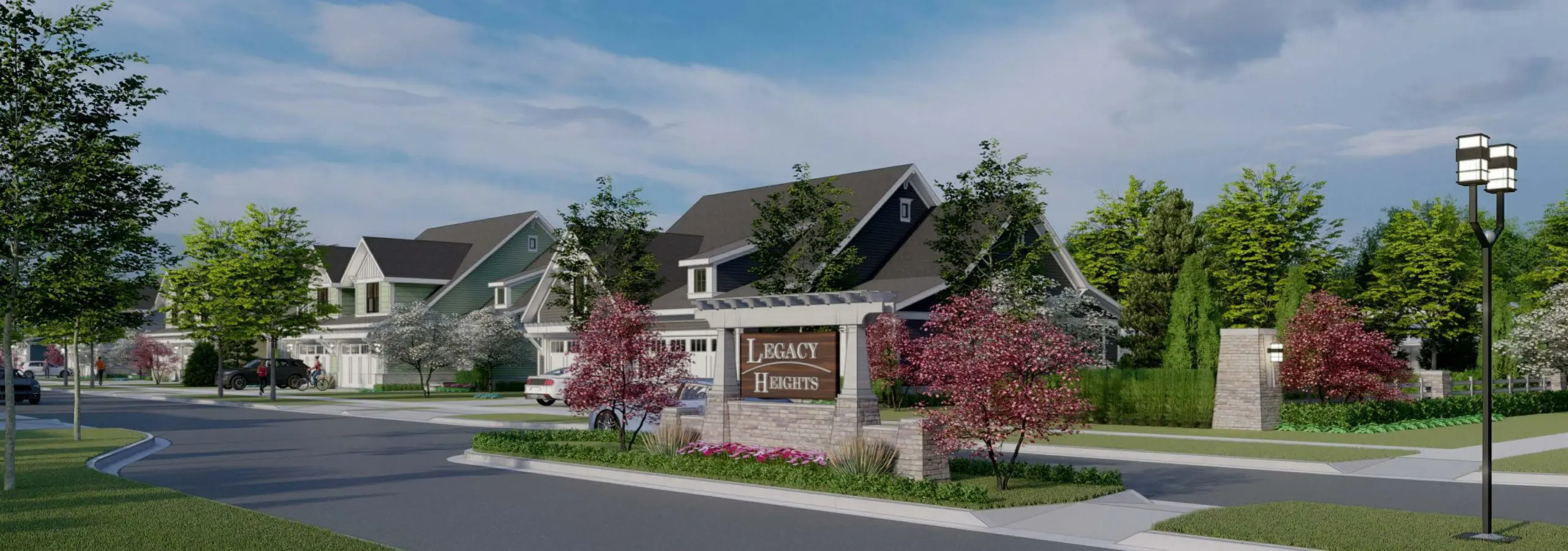 New build homes and residential development in Michigan. Legacy Heights