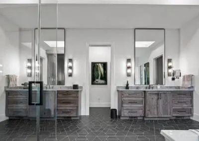 Double Vanity in Master Bathroom