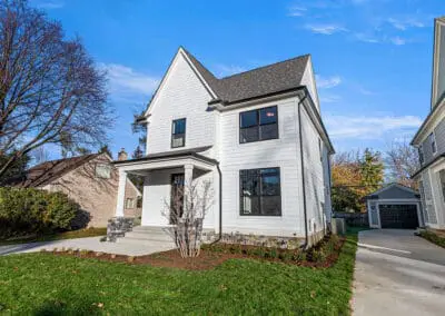 Single family home construction project in Royal Oak, MI