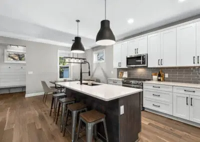 Single family home kitchen