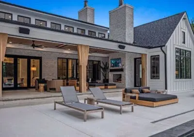 Custom Ranch House Patio Construction