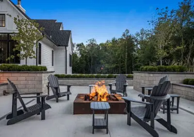 Custom Ranch House Firepit