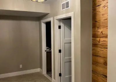 Finished basement project