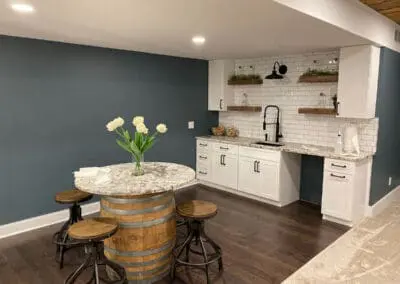 Finished basement project
