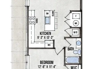 Vester Heights Apartments Floor Plan