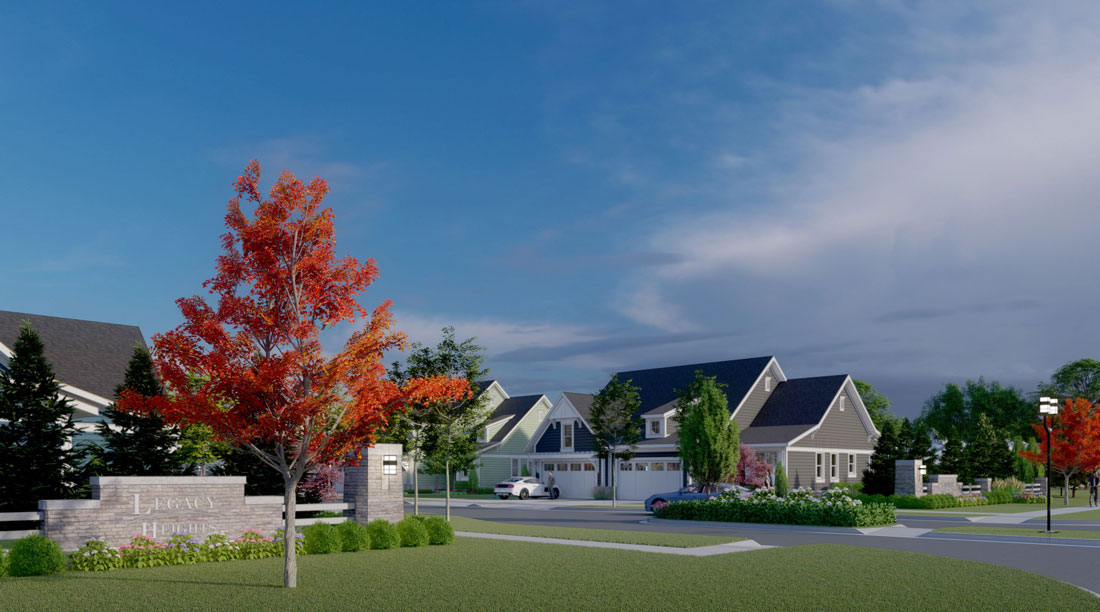 Render of Legacy Heights - New homes coming to Sterling Heights
