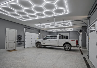 three car garage
