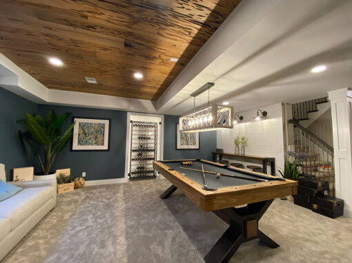 Finished Basement – Oakland Township, MI