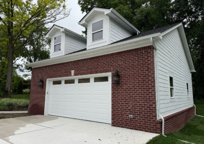 Detached garage renovation project